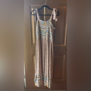 Boho Tie Tank Dress